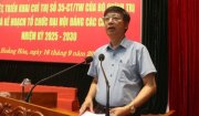 Huyện ủy Hoằng Hóa triển khai thực hiện Chỉ thị số 35 của Bộ Chính trị và Kế hoạch tổ chức Đại hội Đảng bộ các cấp, nhiệm kỳ 2025-2030.