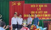 Công bố các Quyết định của Ban Thường vụ Huyện ủy về công tác cán bộ.