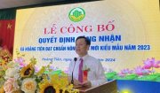 Công bố quyết định công nhận xã Hoằng Tiến đạt chuẩn Nông thôn mới kiểu mẫu năm 2023