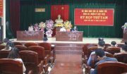 Kỳ họp thứ 8 HĐND xã Hoằng Tiến, nhiệm kỳ 2021-2026