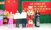 Thôn Kim Tân 2 - Hoằng Tiến đón nhận danh hiệu thôn kiểu mẫu năm 2024