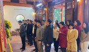Cấp ủy, chính quyền, MTTQ, các đoàn thể và Nhân dân xã Hoằng Tiến tổ chức Lễ báo công, dâng hương tưởng nhớ Bác và Mẹ Việt Nam anh hùng, các liệt sĩ nhân kỷ niệm 95 năm Ngày thành lập Đảng Cộng sản Việt Nam